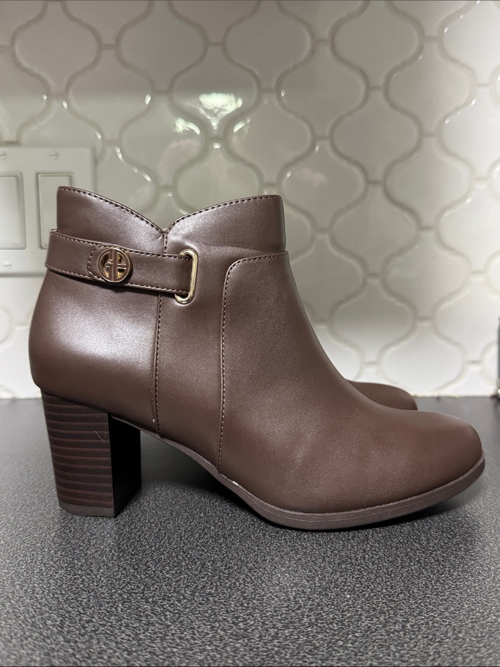 Womens Giani Bernini Artemyss block heel booties